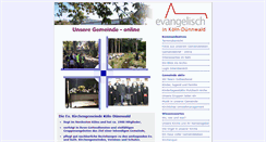 Desktop Screenshot of duennwald.kirche-koeln.de