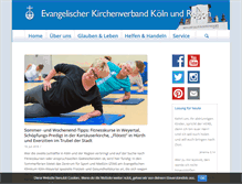 Tablet Screenshot of kirche-koeln.de